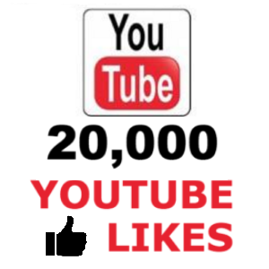20,000 Youtube Likes