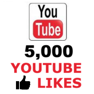5,000 Youtube Likes