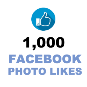 1,000 Facebook Photo Likes