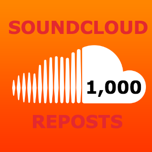 1,000 Soundcloud reposts
