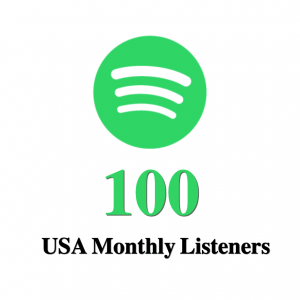 100 USA Spotify Monthly Listenners