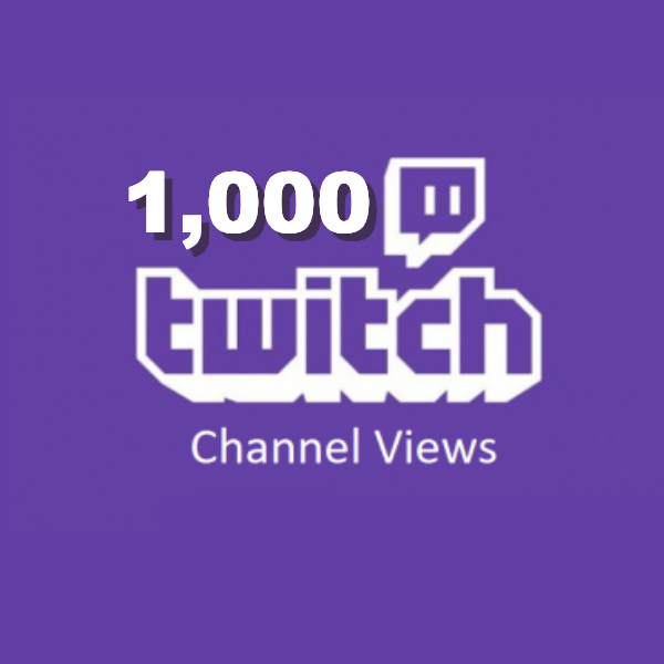 1000 Twitch Channel views