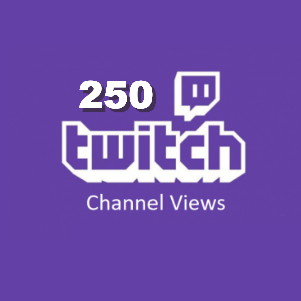 250 twitch channel views