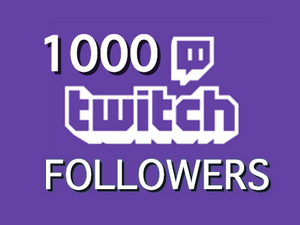 Buy 1k twitch followers