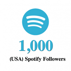 1,000 USA Spotify Followers