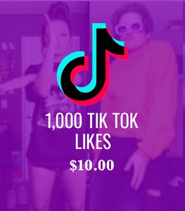 1,000 Tik Tok Likes