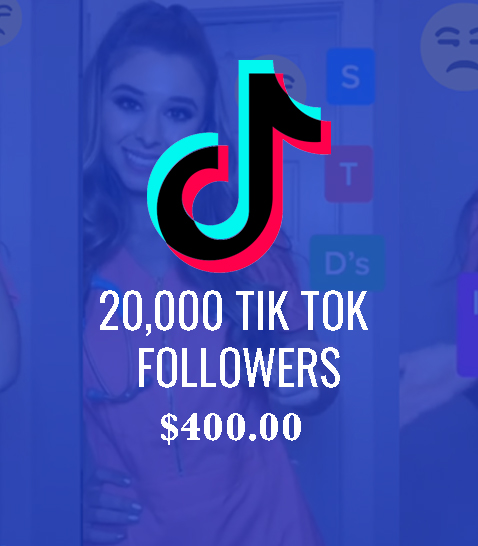 20,000 Tik Tok Followers