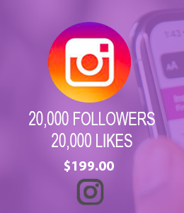 20,000 Instagram Followers